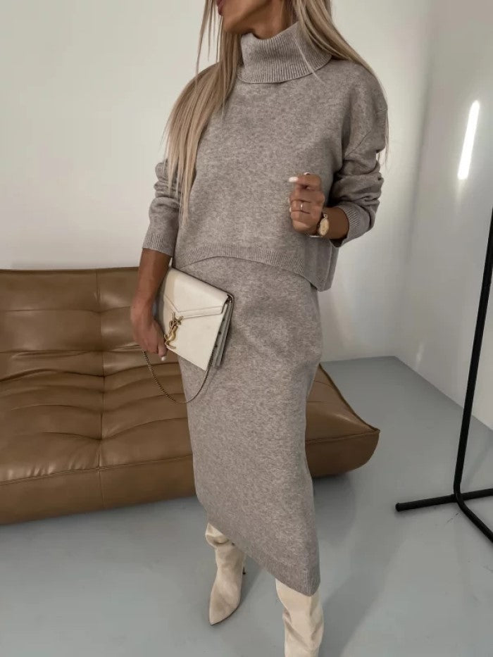 Stilla | Ensemble Kjole Og Matchende Sweater