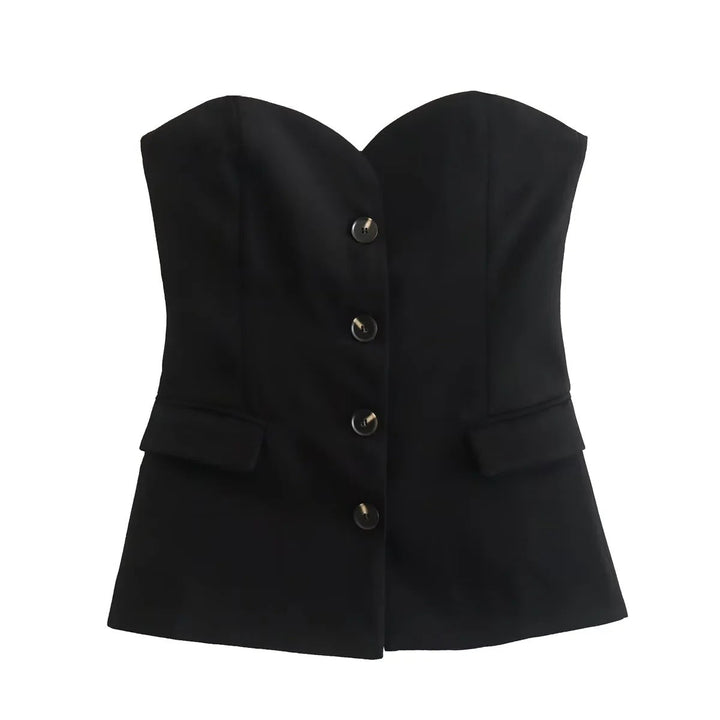 Stilla | Sæt bestående af en bustier-top og et elegant par bukser