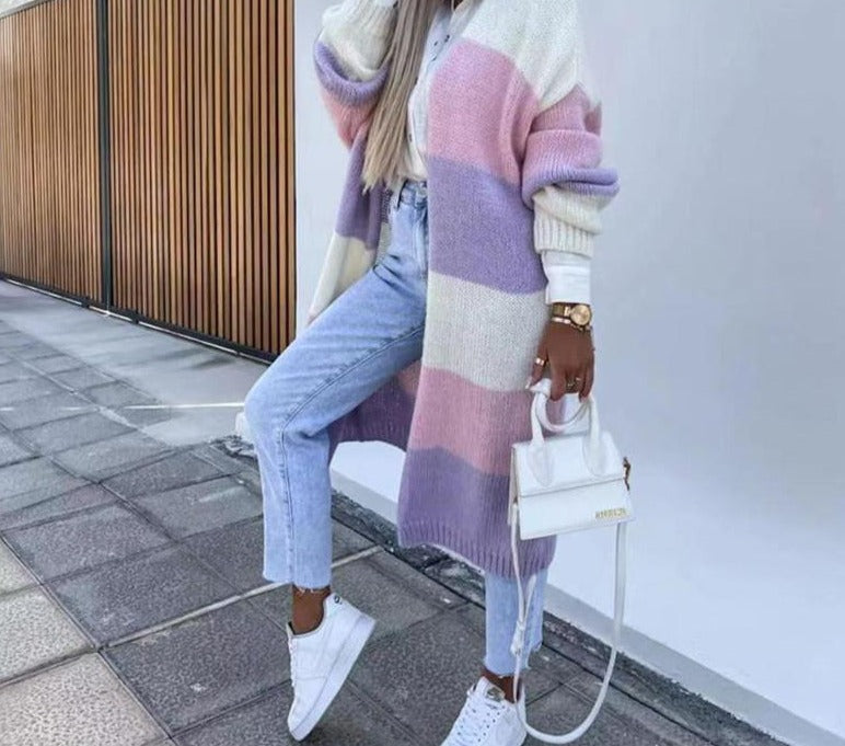 Stilla | Stribet Karo cardigan