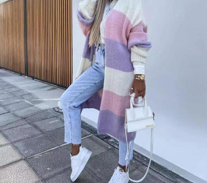 Stilla | Stribet Karo cardigan