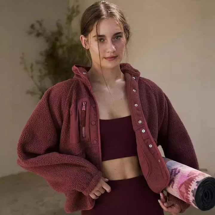 Stilla | Varm Fleece Jakke med Lommer