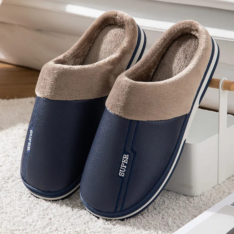 Stilla | Behagelige vinterslippers med tykke såler til mænd