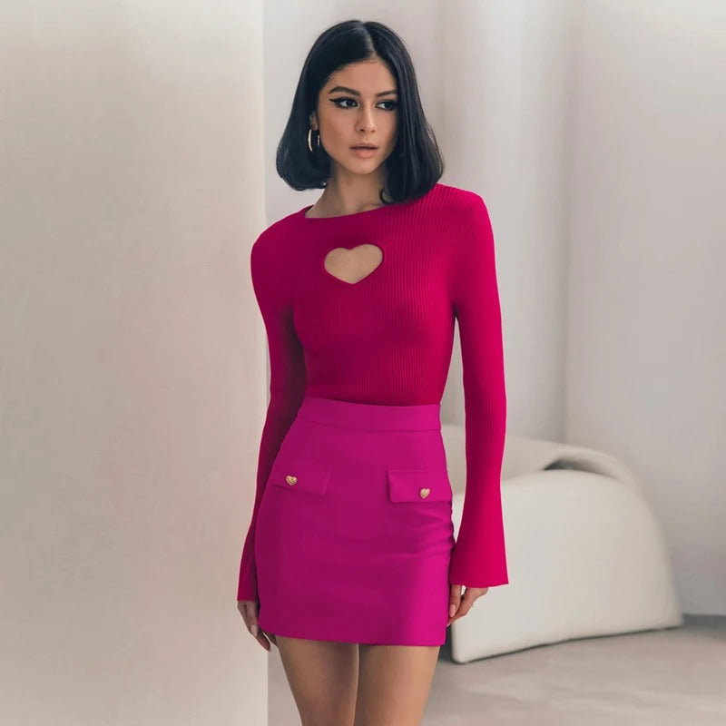 Stilla | Let og Elegant Sommerpullover til Damer med Hjertemotiv