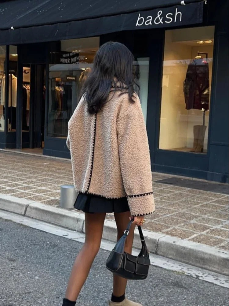 Stilla | Trendy Krammende Teddyjakke