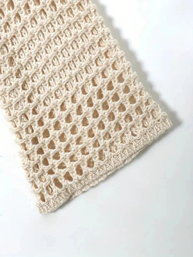 Stilla | Hæklet Strik Crop Top