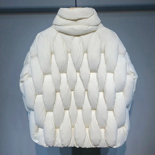 Stilla | Dame Oversized Steppjakke Med Ståkrave