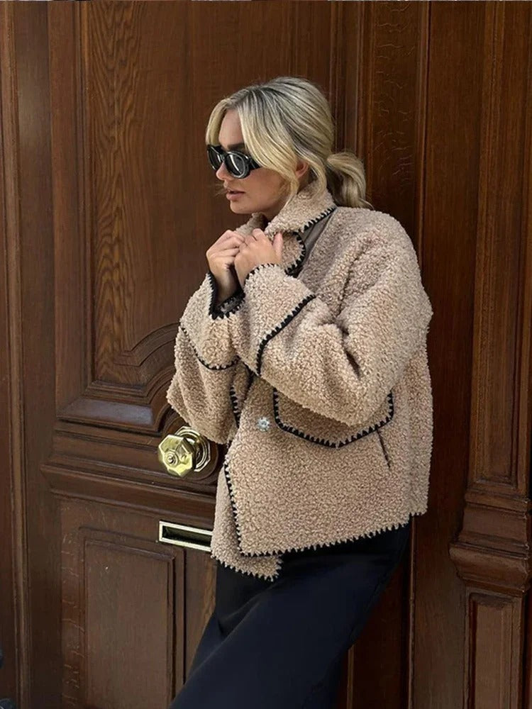 Stilla | Trendy Krammende Teddyjakke