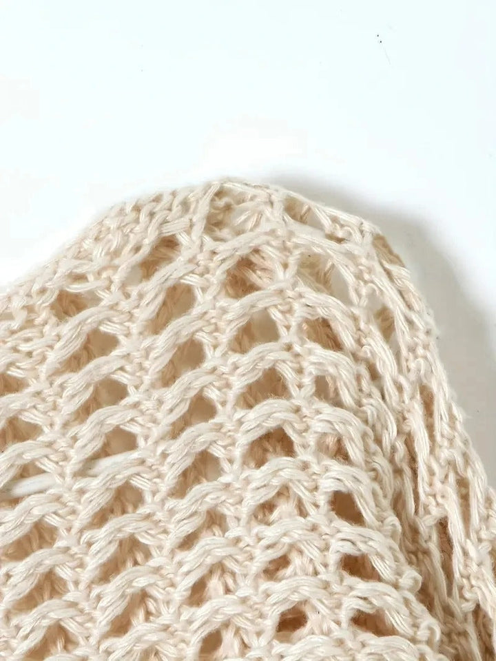 Stilla | Hæklet Strik Crop Top