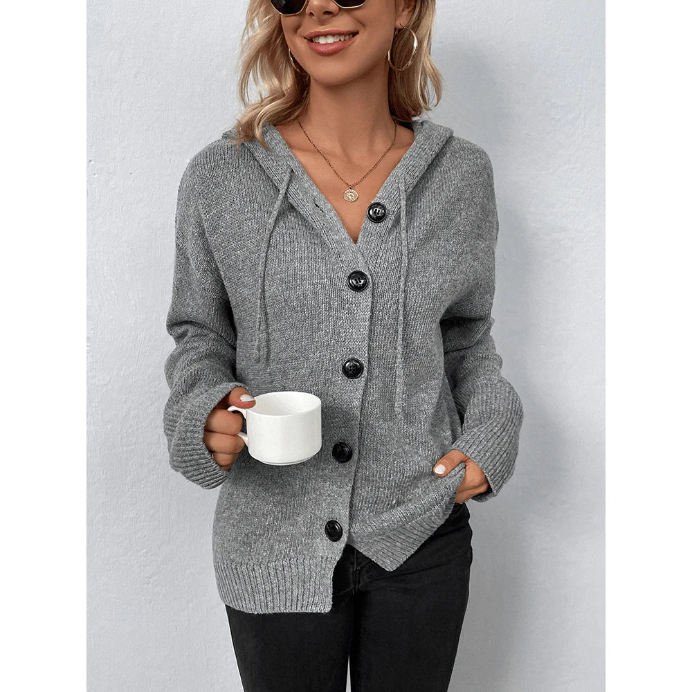 Stilla | Pullover med lange ærmer og hætte