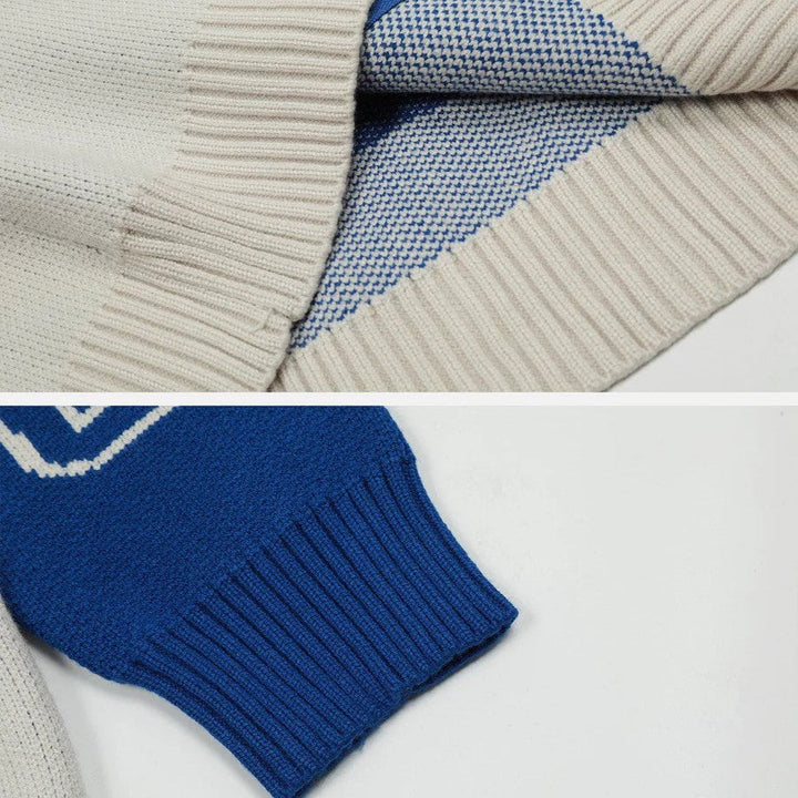 Stilla | Dynamisk Strikpullover Med Lynlås