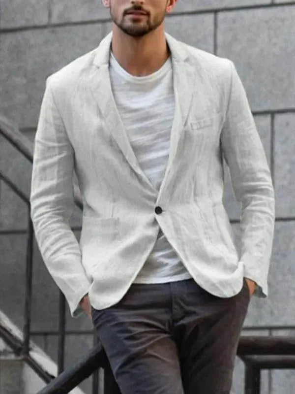 Stilla | Herre Blazer - Linned Blazer