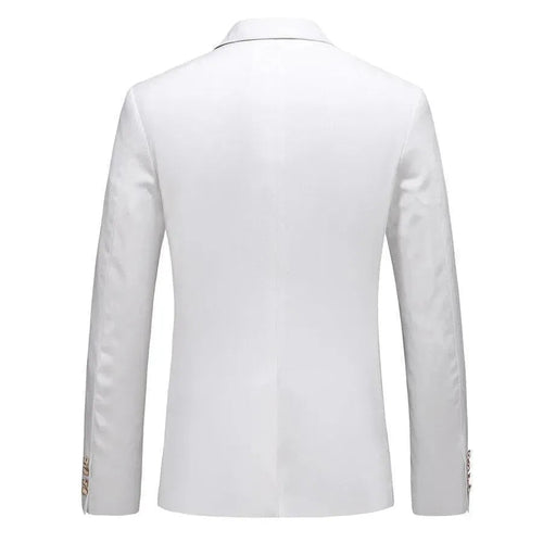 Stilla | Herre Blazer - Flere lommer Hvid Blazer