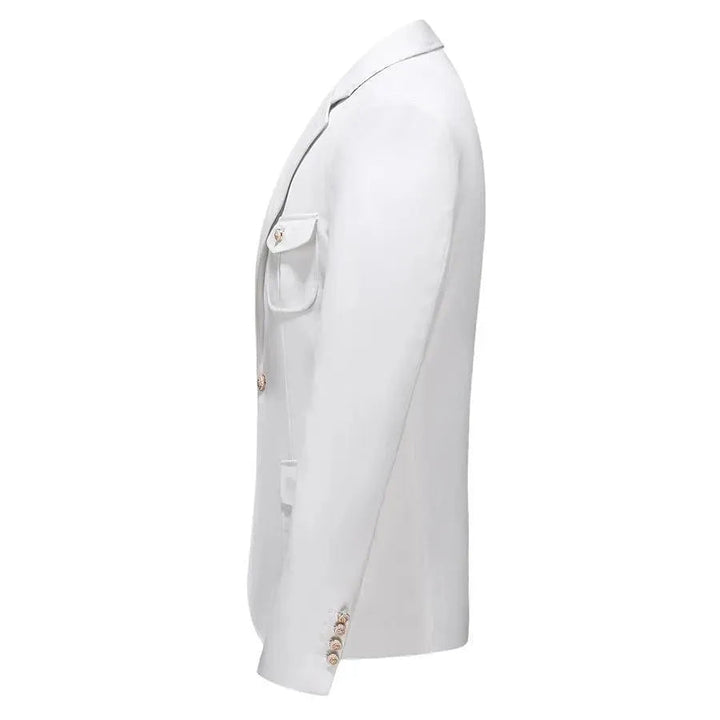 Stilla | Herre Blazer - Flere lommer Hvid Blazer