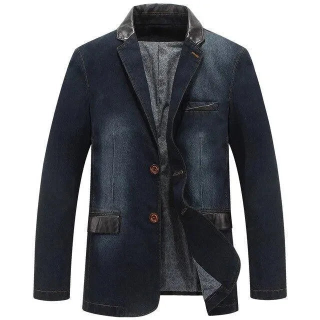 Stilla | Herre Blazer - Streetstyle Denim Blazer