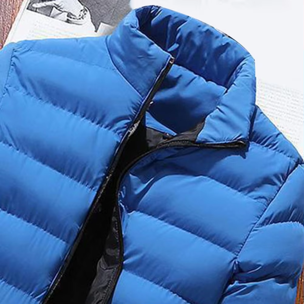 Stilla | Herre Fritids Stepp-Puffermantel til Efterår/Vinter