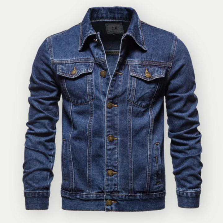 Stilla | Herre Denim-Jakke - Klassisk stil til overgangsperioder