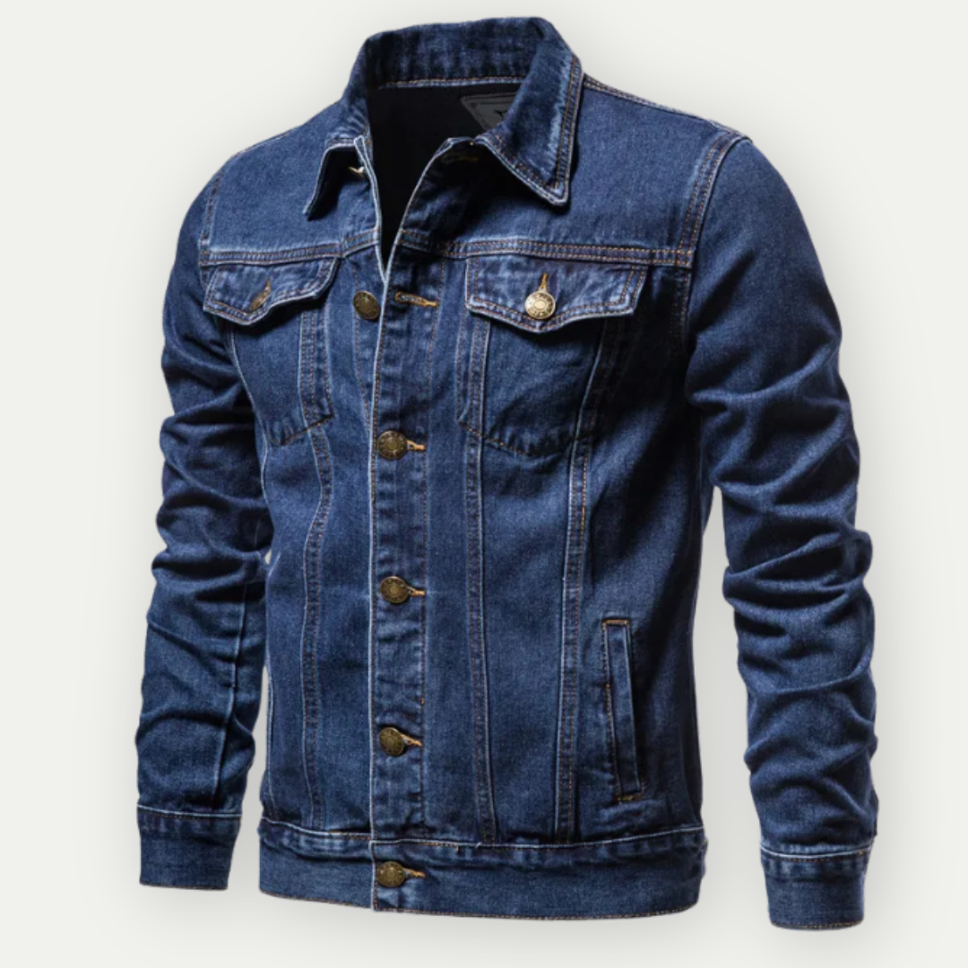 Stilla | Herre Denim-Jakke - Klassisk stil til overgangsperioder