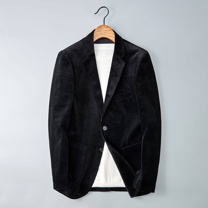 Stilla | Herre Cordhosenjakke – Indskåret revers, Smart Casual Blazer