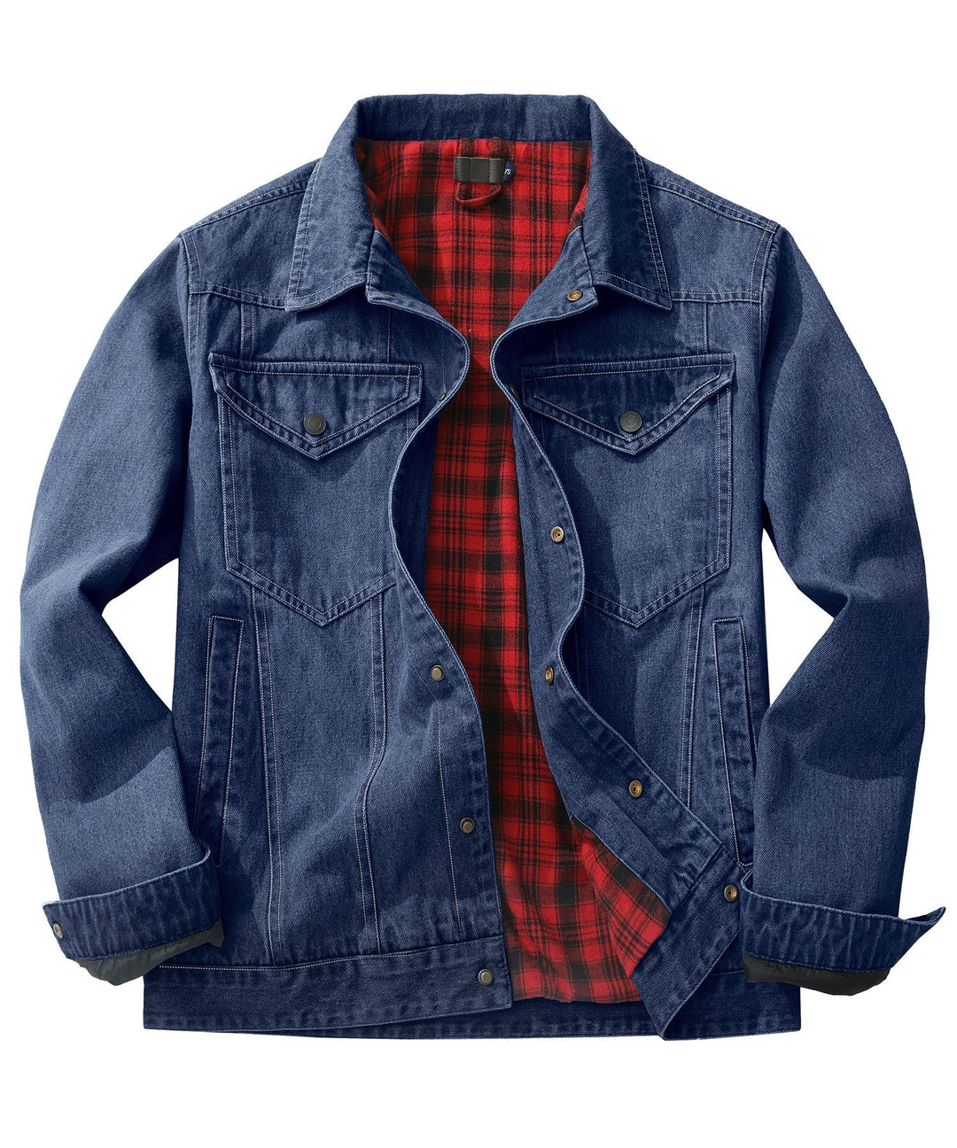 Stilla | Herre Denim Wandererjakke - Flannel fyldt