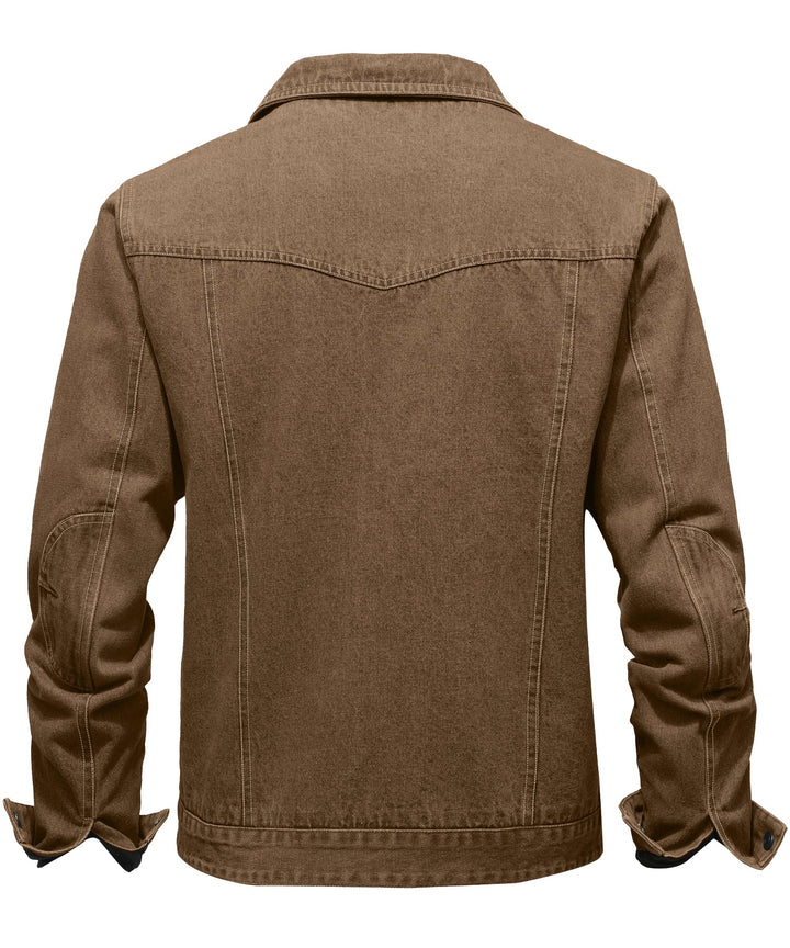 Stilla | Herre Denim Wandererjakke - Flannel fyldt