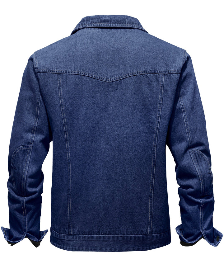 Stilla | Herre Denim Wandererjakke - Flannel fyldt