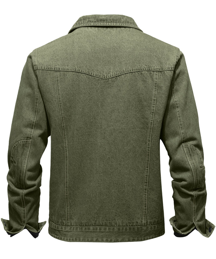 Stilla | Herre Denim Wandererjakke - Flannel fyldt