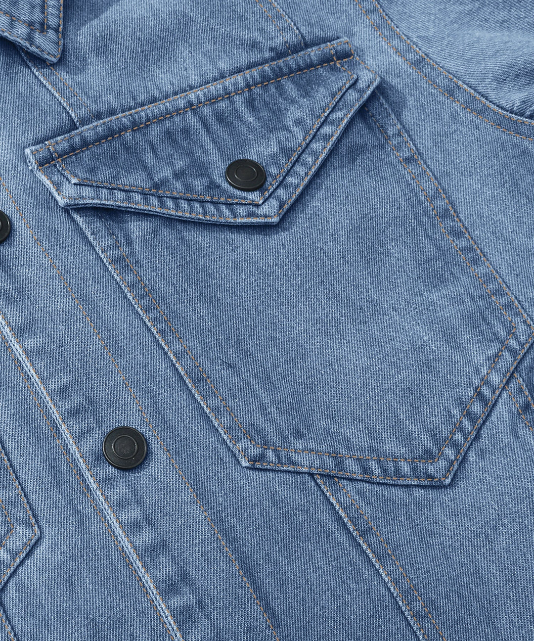 Stilla | Herre Denim Wandererjakke - Flannel fyldt