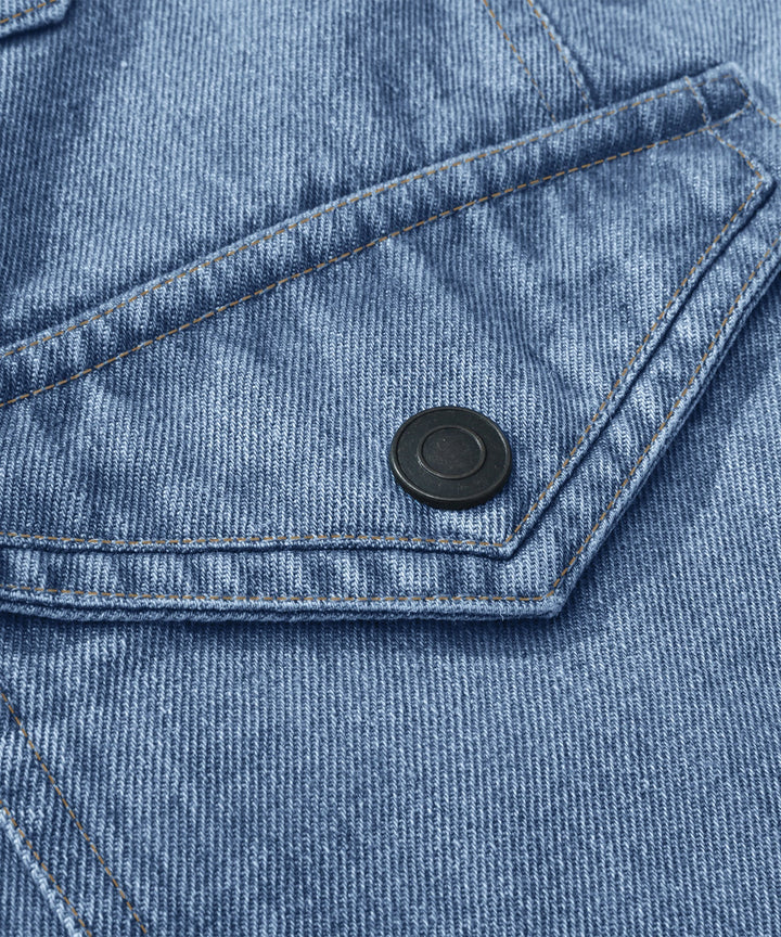 Stilla | Herre Denim Wandererjakke - Flannel fyldt