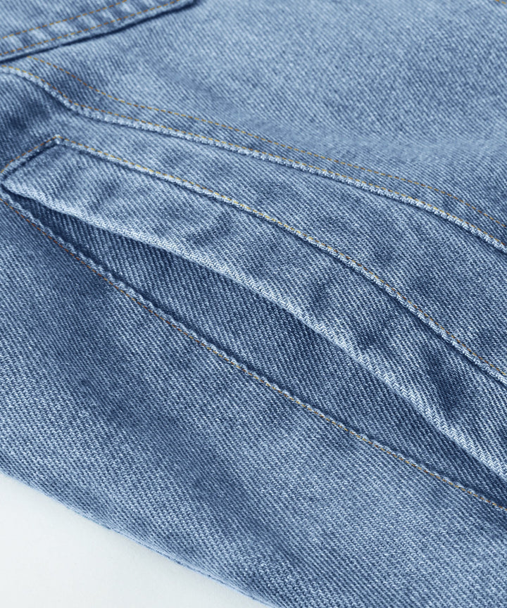 Stilla | Herre Denim Wandererjakke - Flannel fyldt