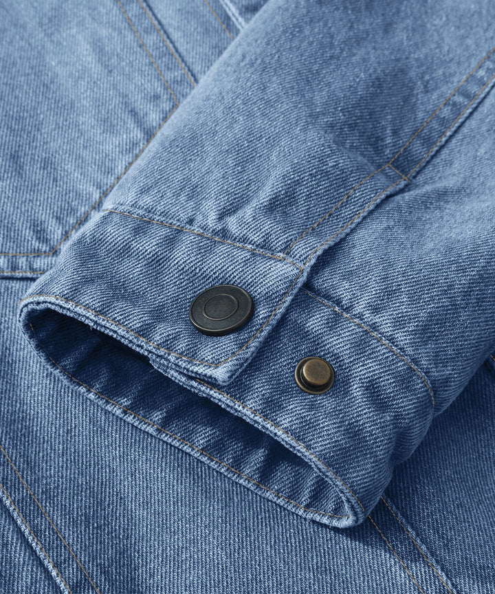 Stilla | Herre Denim Wandererjakke - Flannel fyldt