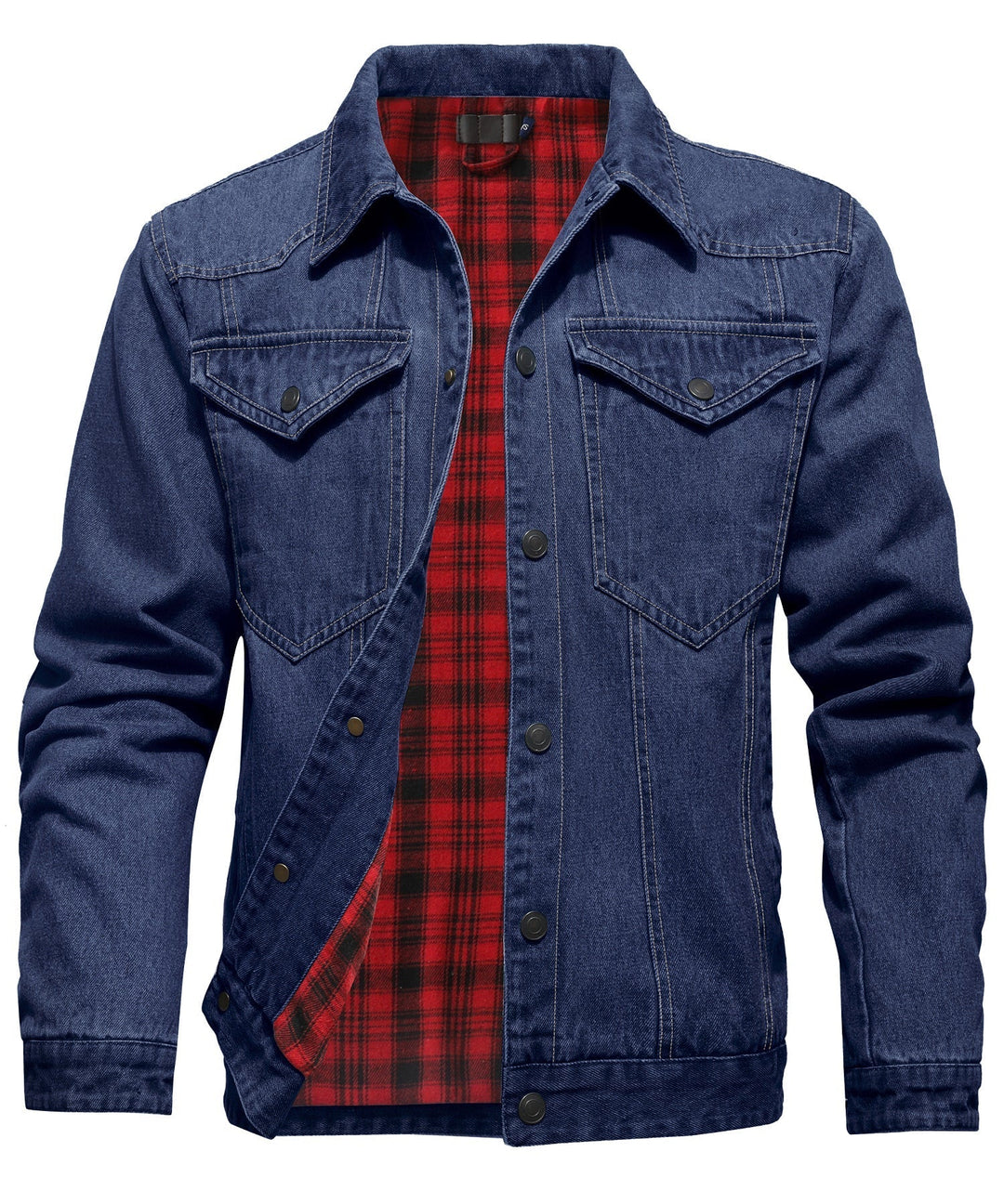 Stilla | Herre Denim Wandererjakke - Flannel fyldt