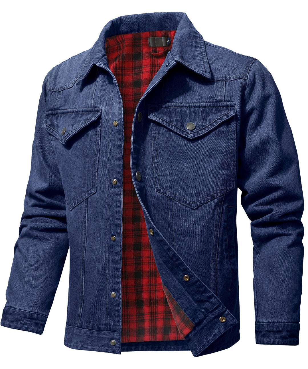 Stilla | Herre Denim Wandererjakke - Flannel fyldt