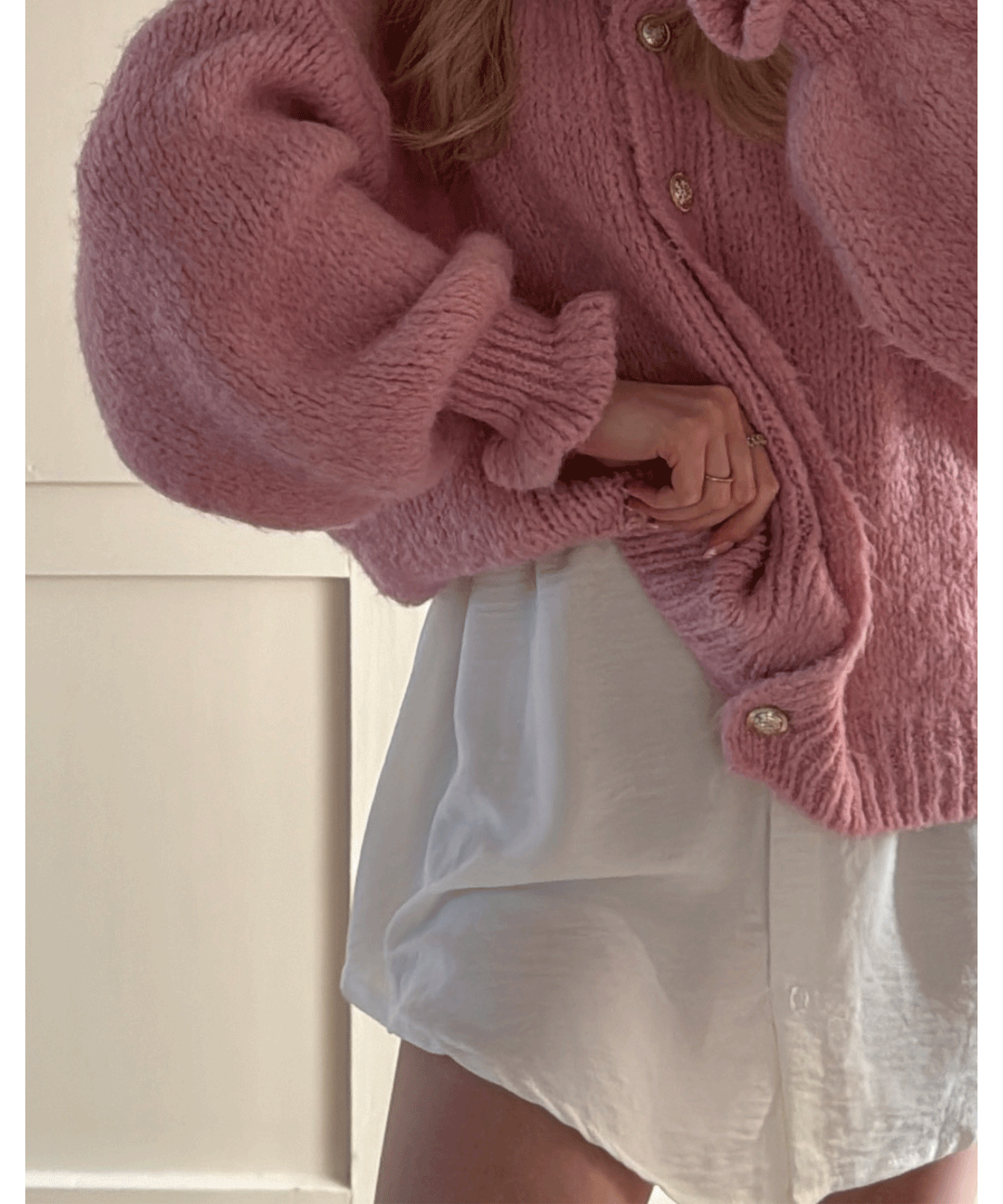 Stilla | Elegant Bluserock Hvid