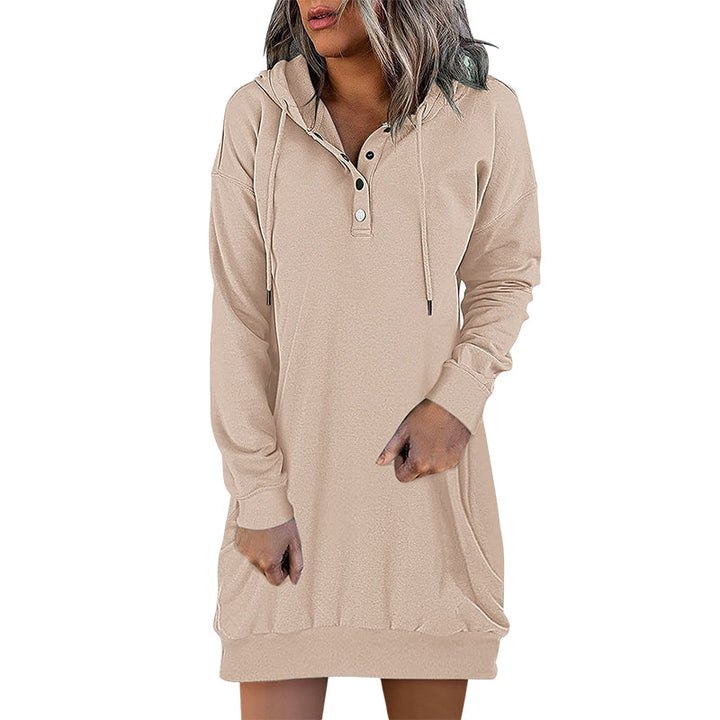 Stilla | Minimalistisk Lang Dame-Hoodie