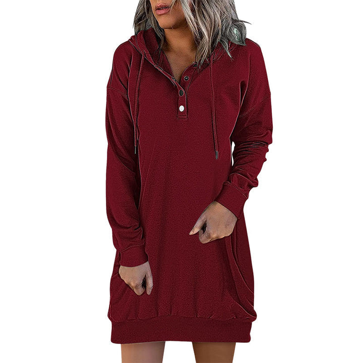 Stilla | Minimalistisk Lang Dame-Hoodie