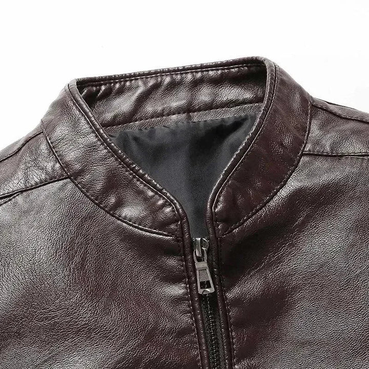 Stilla | Moderne Slim Fit Herre Læderjakke