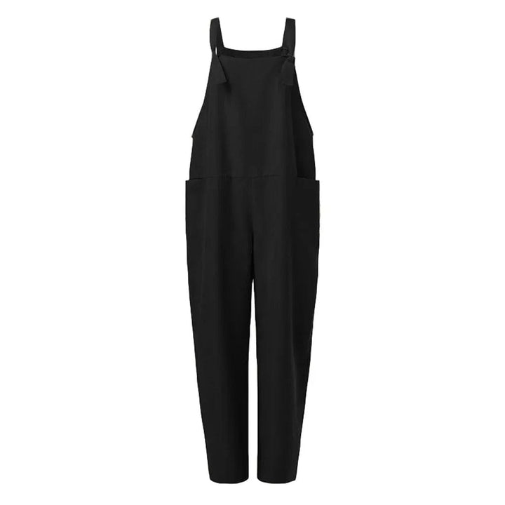 Stilla | Overalls Jumpsuit Lavet Af Løst Bundet Bomuld Og Hør