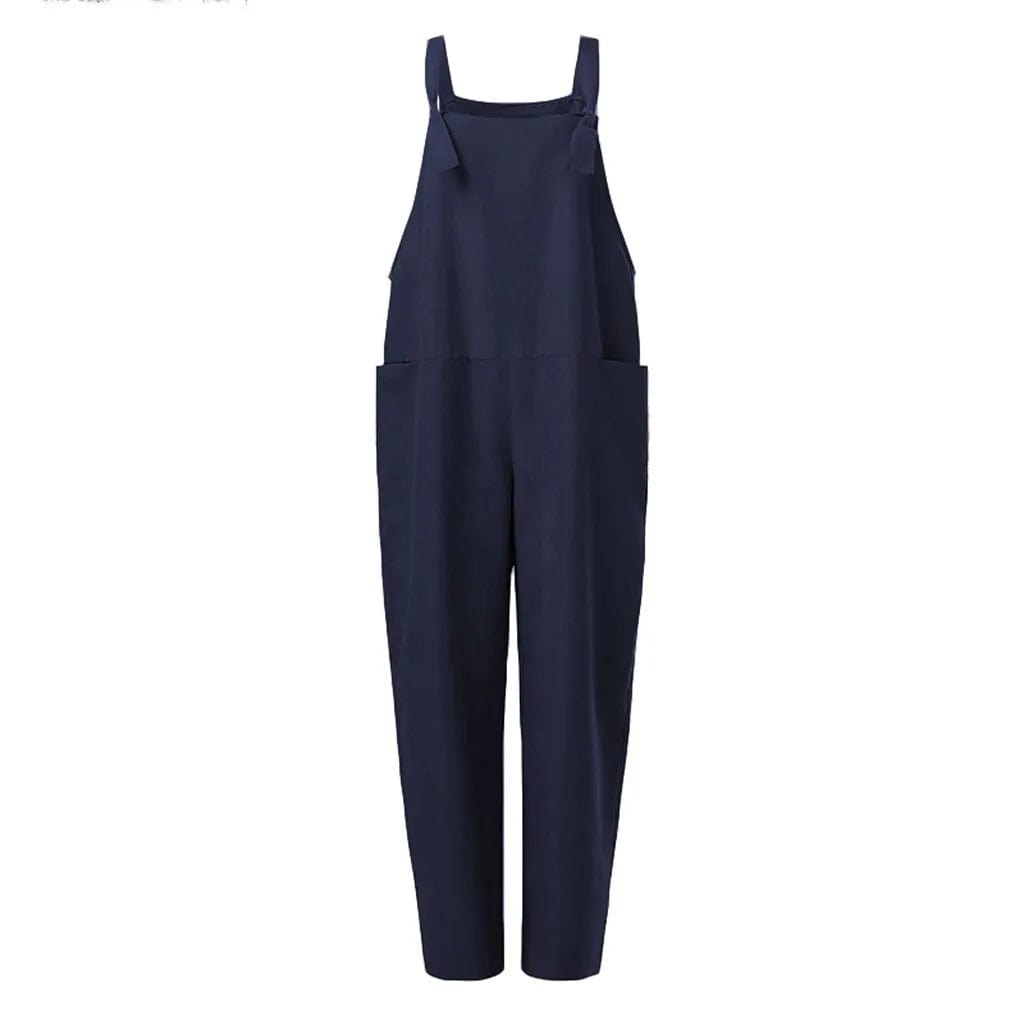 Stilla | Overalls Jumpsuit Lavet Af Løst Bundet Bomuld Og Hør