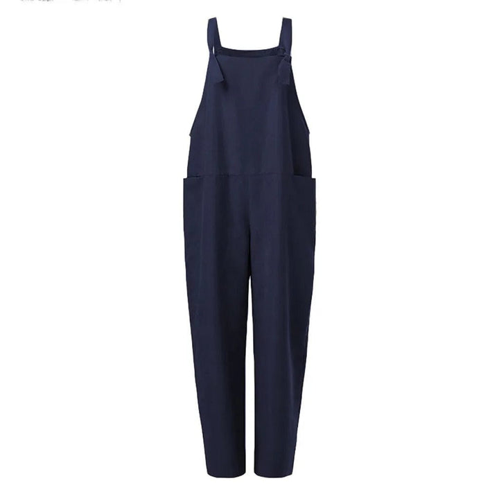 Stilla | Overalls Jumpsuit Lavet Af Løst Bundet Bomuld Og Hør
