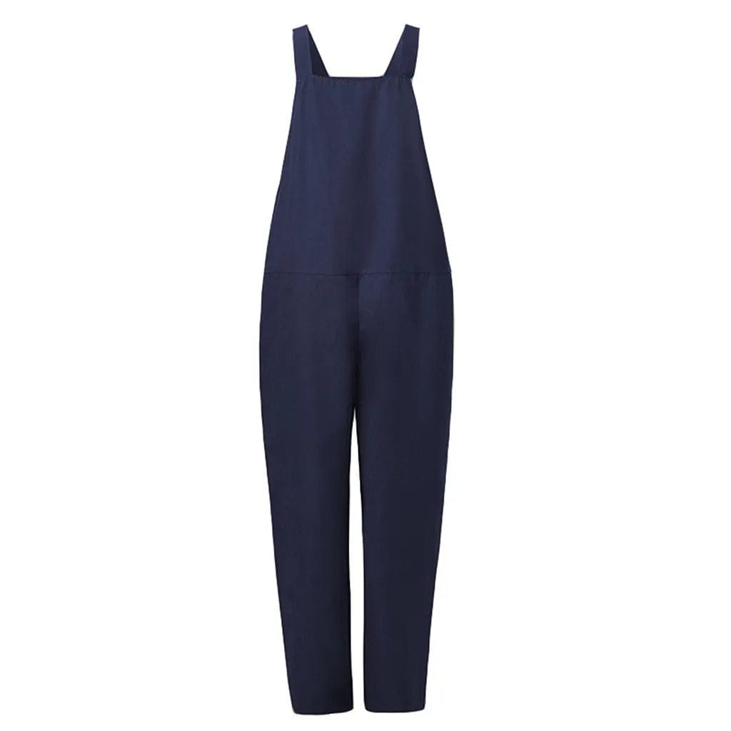 Stilla | Overalls Jumpsuit Lavet Af Løst Bundet Bomuld Og Hør