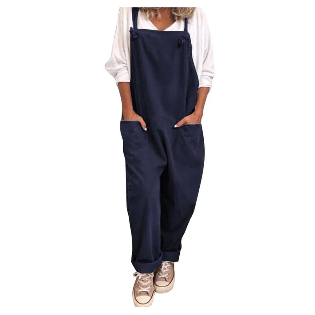 Stilla | Overalls Jumpsuit Lavet Af Løst Bundet Bomuld Og Hør