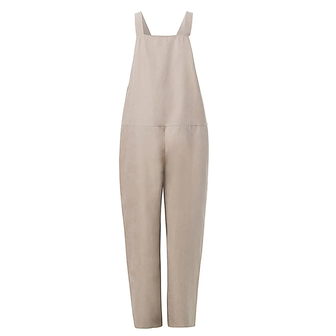 Stilla | Overalls Jumpsuit Lavet Af Løst Bundet Bomuld Og Hør