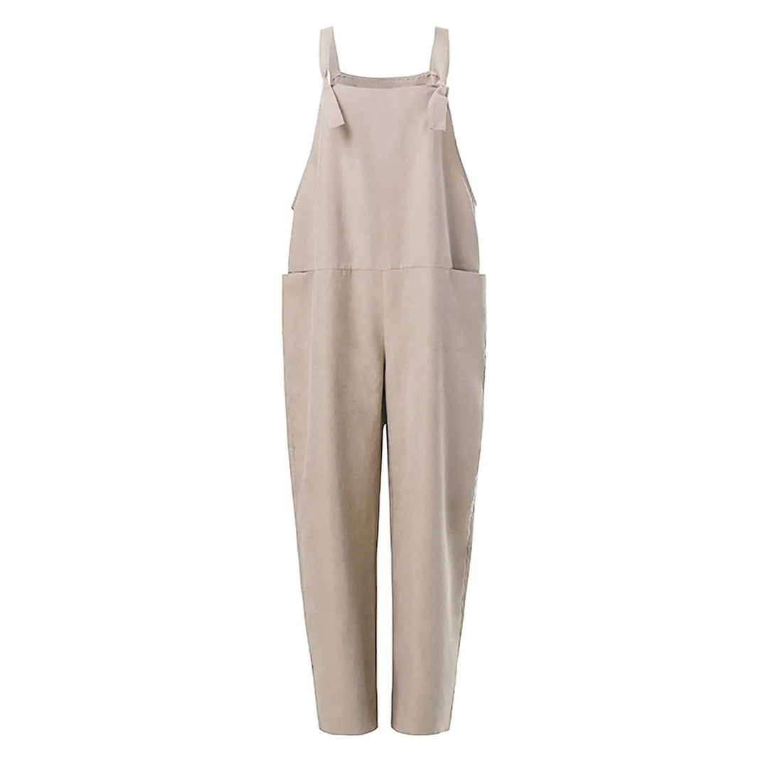 Stilla | Overalls Jumpsuit Lavet Af Løst Bundet Bomuld Og Hør