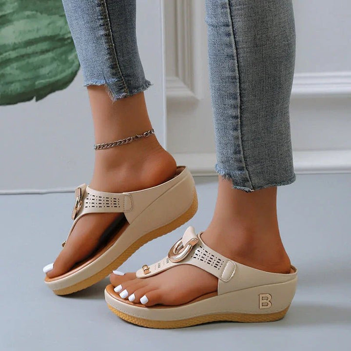 Stilla | Sommerlige kile sandaler