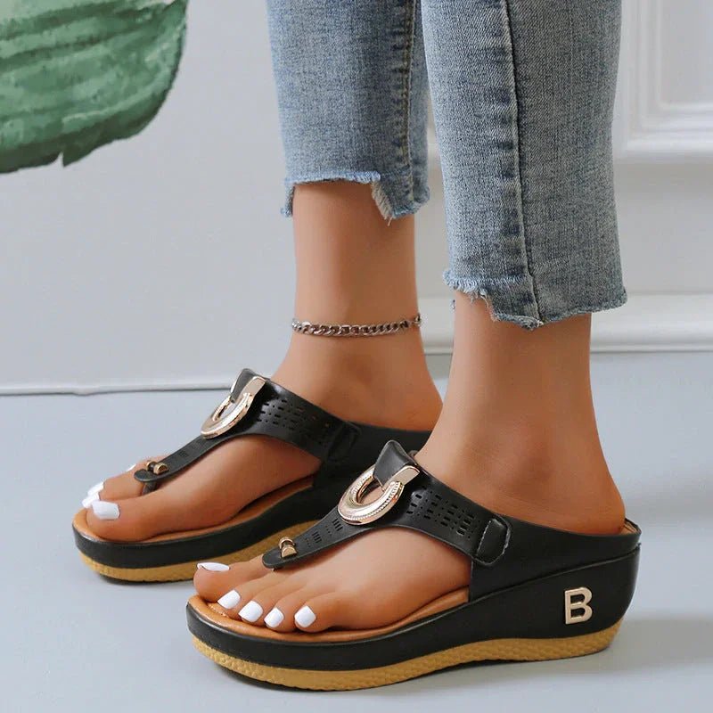 Stilla | Sommerlige kile sandaler