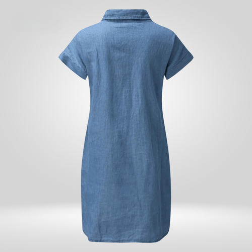 Stilla | Casual jeans skjortekjole