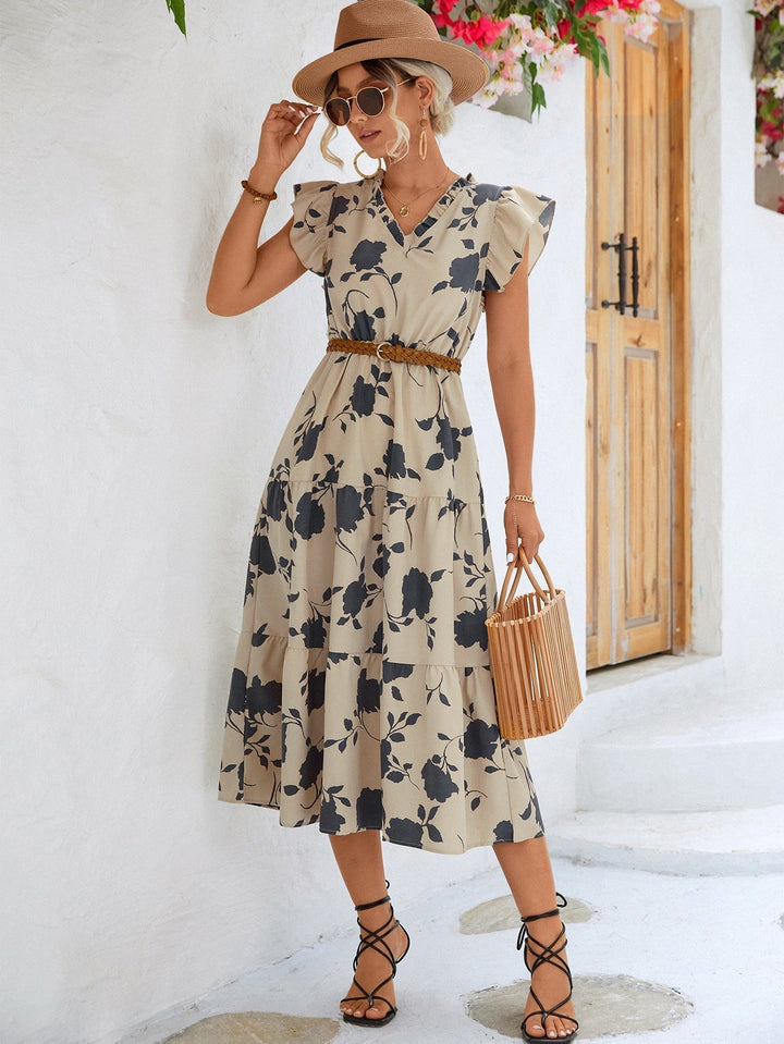 Stilla | Blomster A-Line Kjole