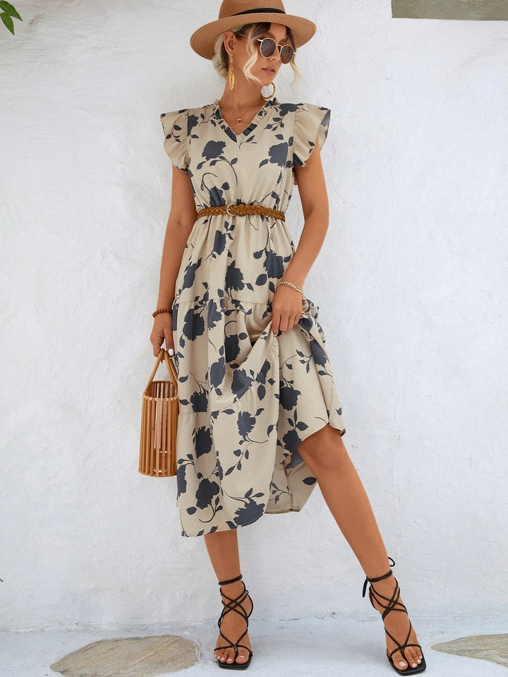 Stilla | Blomster A-Line Kjole