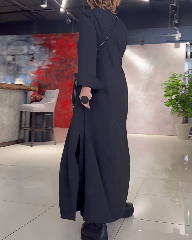 Stilla | Lett Maxi Kjole, Dame Løs Sommerkjole Lavet Af Polyester