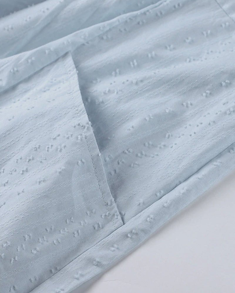 Stilla | Afslappet Løs Skjortekjole Til Kvinder, Let Sommerkjole Lavet Af Polyester